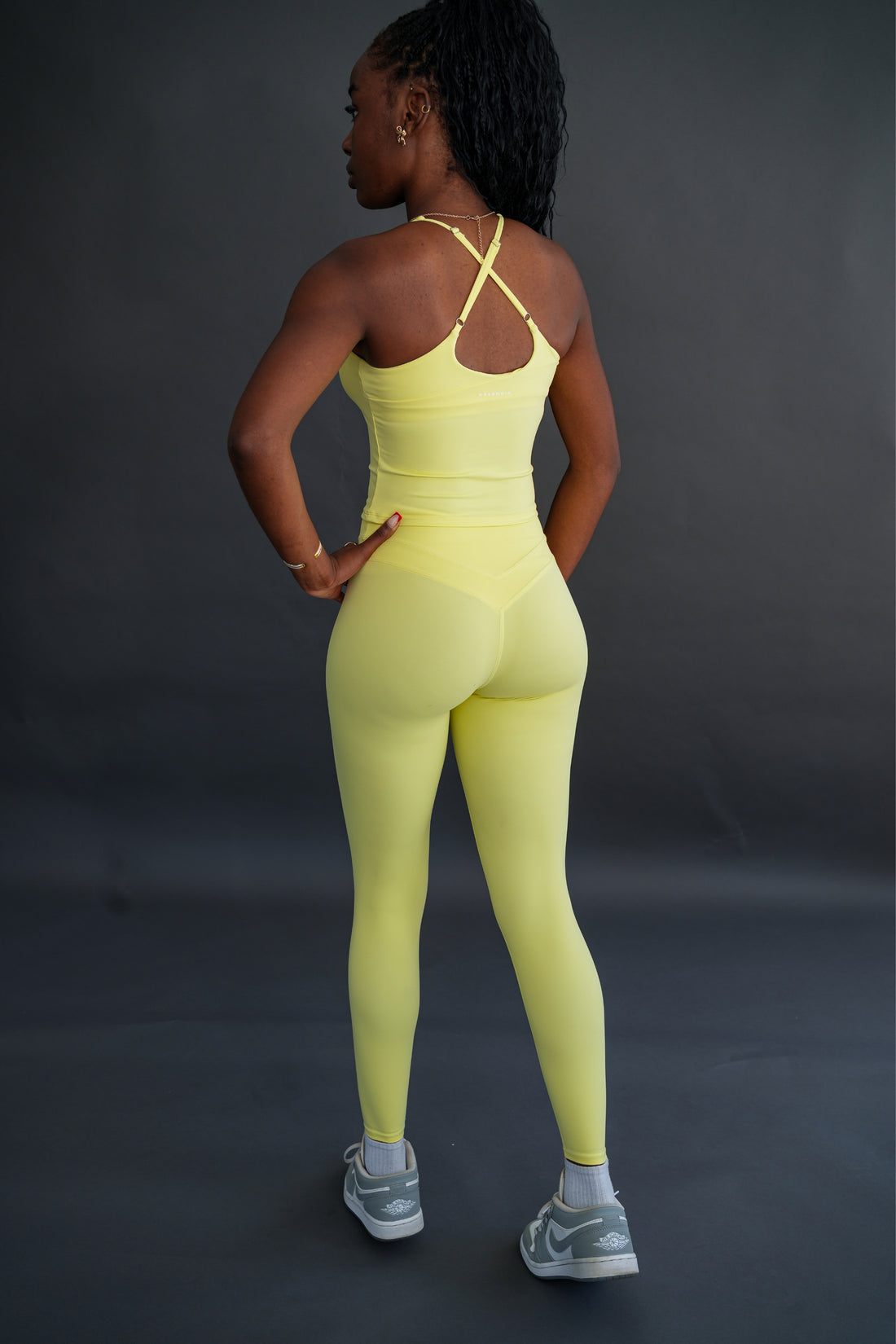 Yellow Butter Bloom Leggings