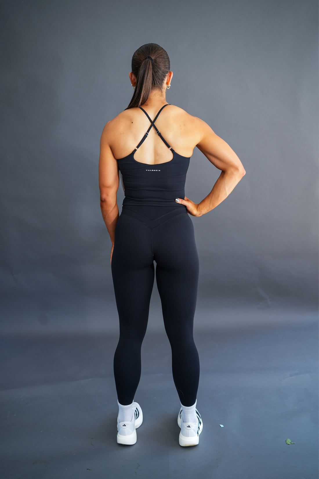 Black Bloom Leggings