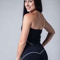 Black Spring Tube Top