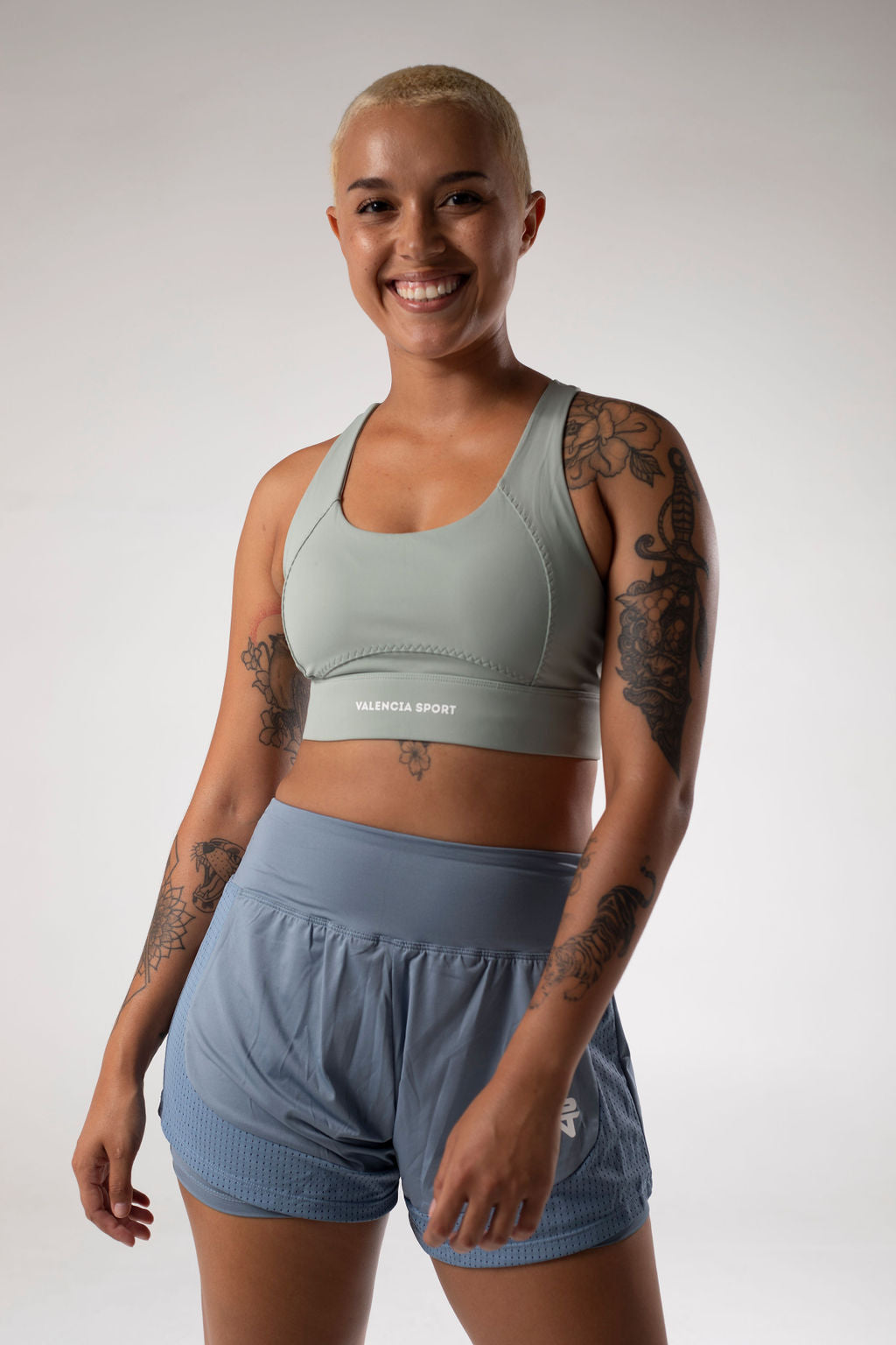 Forme Sage Green Sunset High Impact Sport Bra