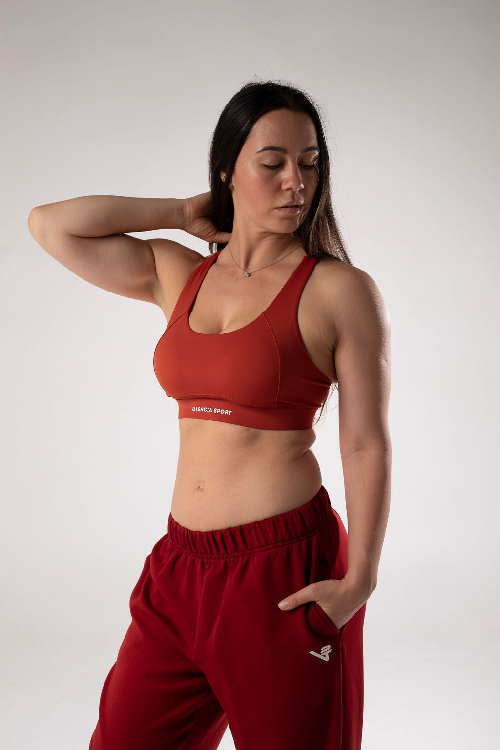 Forme Orange Sunset High Impact Sport Bra