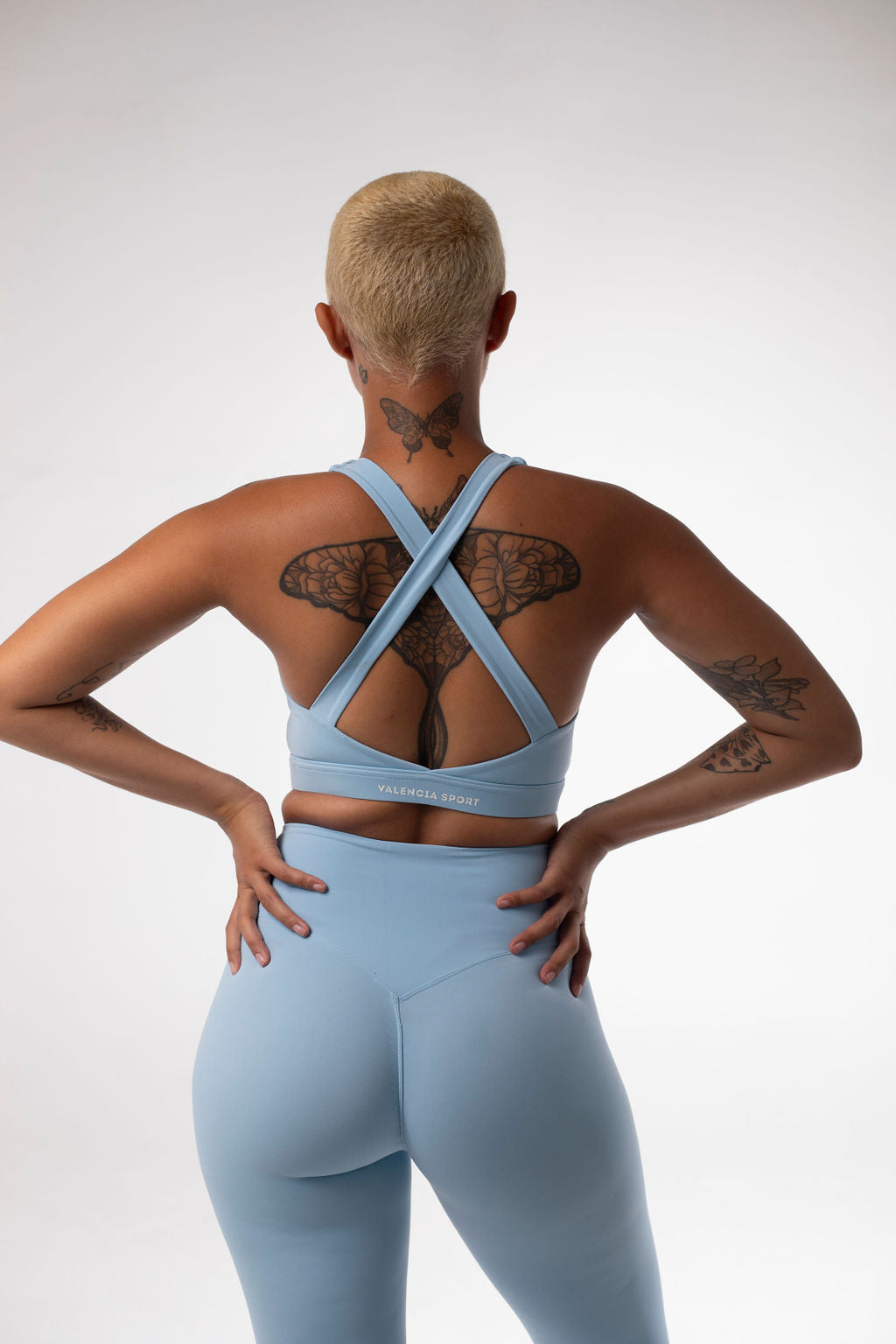 Baby Blue Core High impact Sports Bra