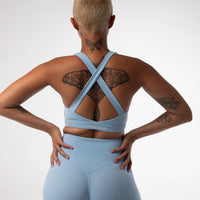 Baby Blue Core High impact Sports Bra