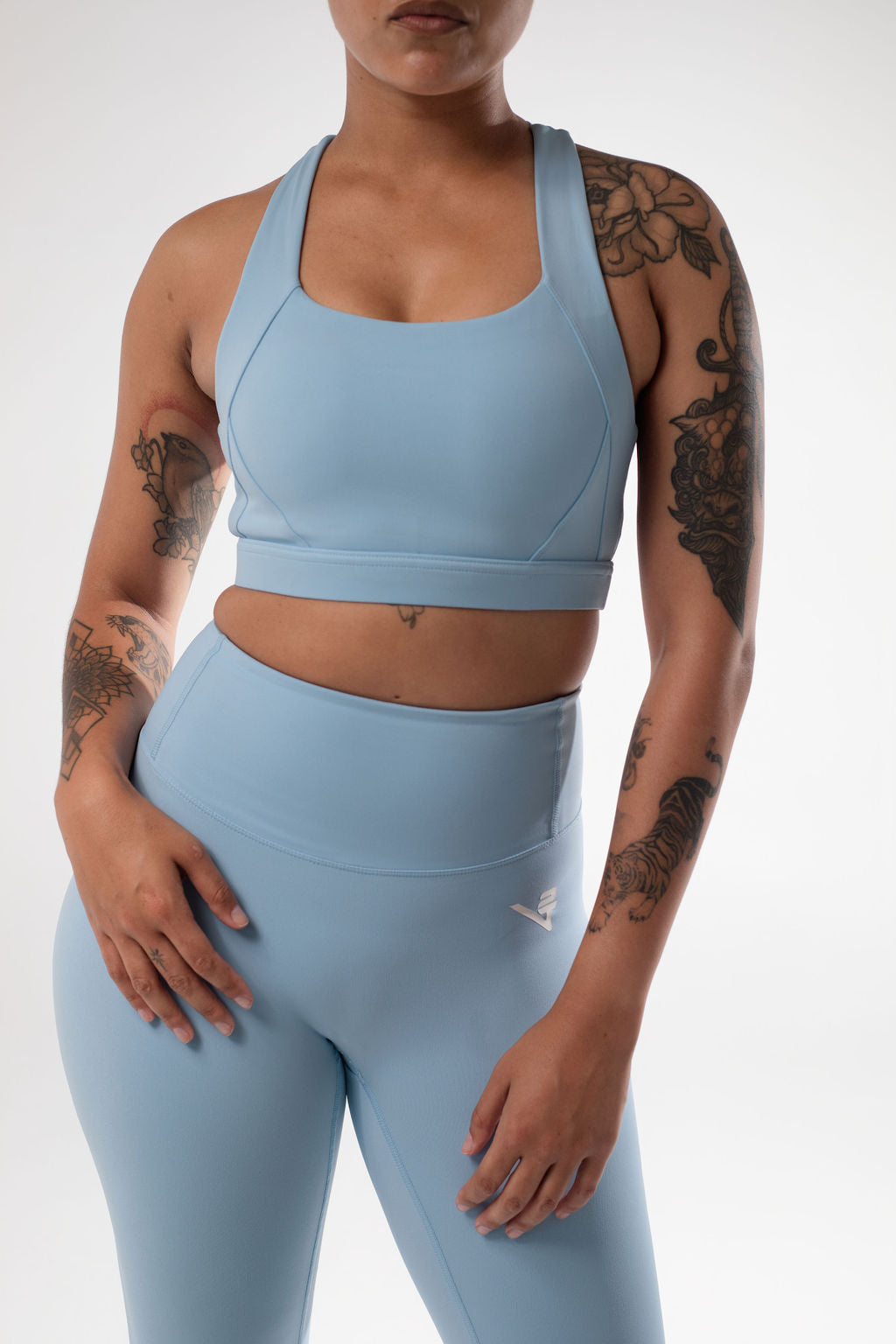 Baby Blue Core High impact Sports Bra