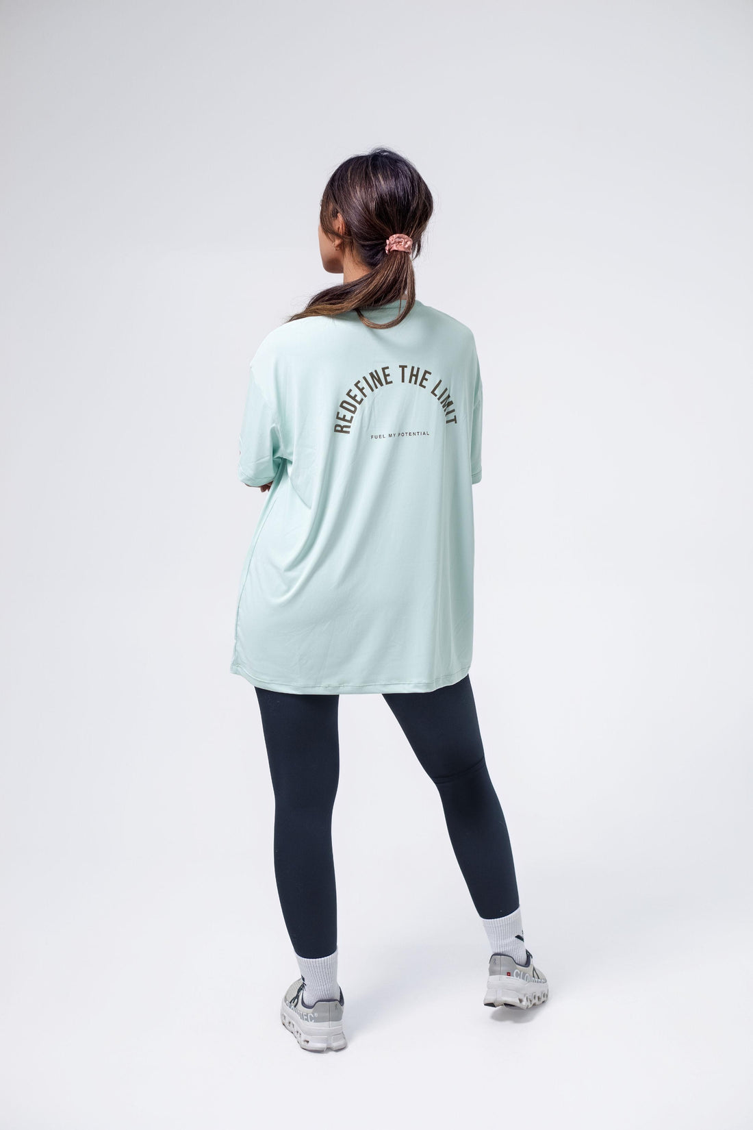 Mint Green Active Oversized Tee