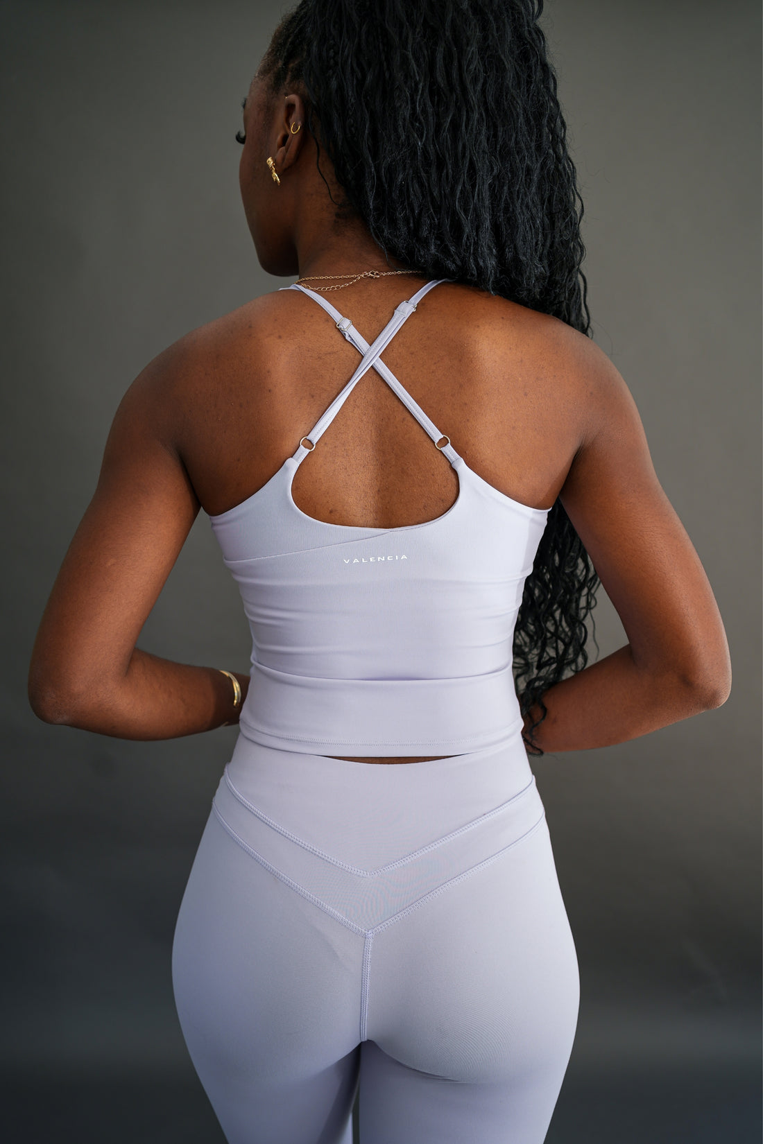 Lilac Bloom Halterneck Tank