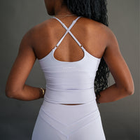 Lilac Bloom Halterneck Tank