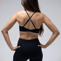 Black Infinity Sports Bra