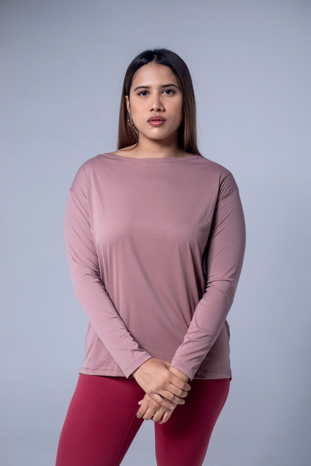 Long Sleeve Dusty Pink