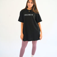 Black Over Sized Tee