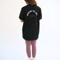 Black Over Sized Tee