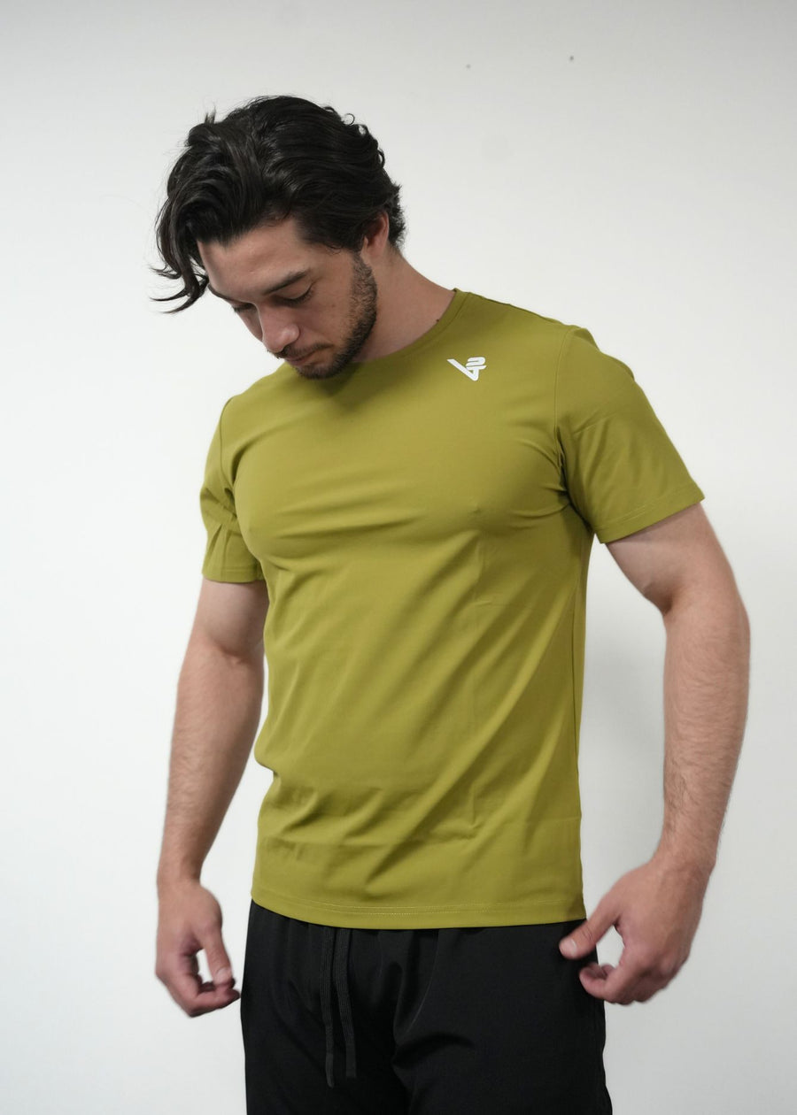 Khaki Green Men's T shirt