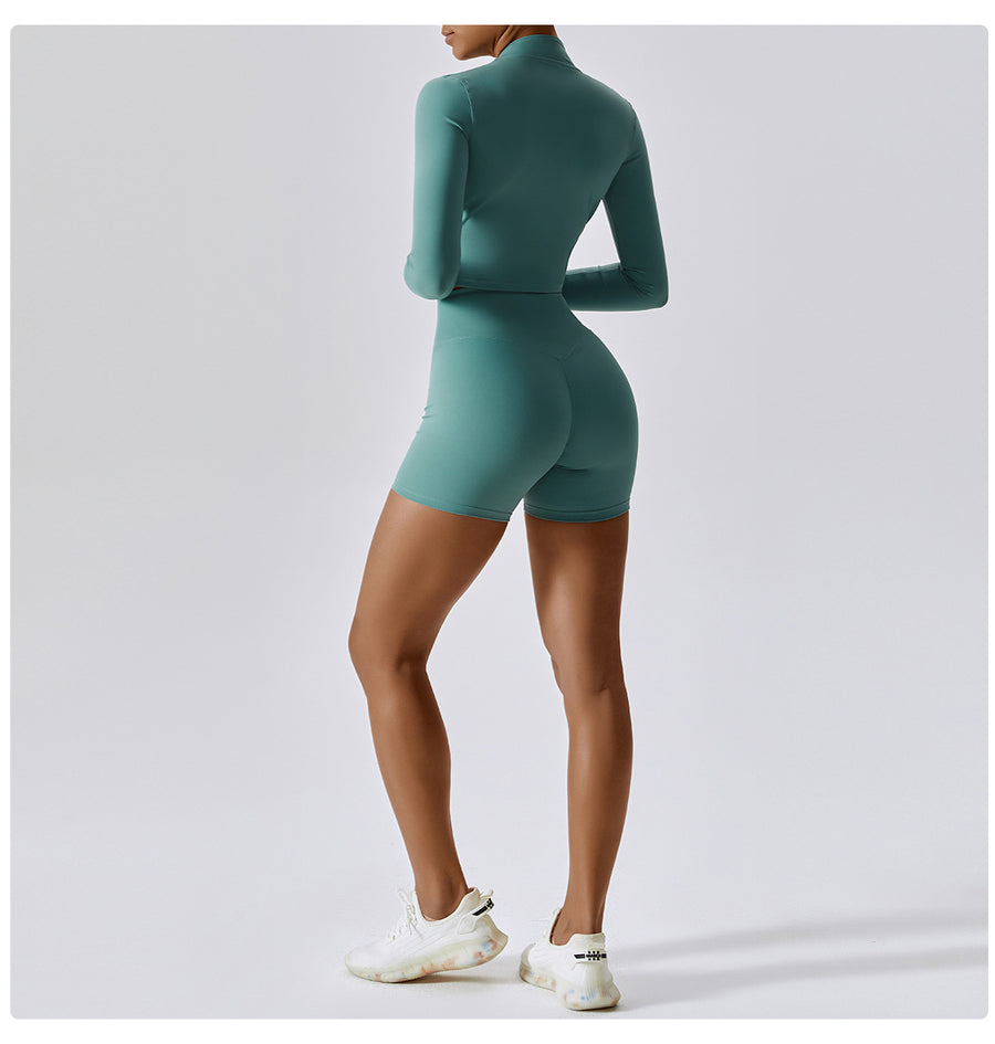 Turquoise  Core Seamless Shorts