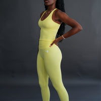 Yellow Butter Bloom Leggings