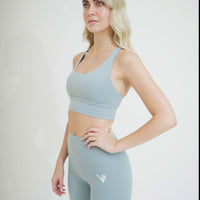 Pastel Baby Blue Sports Bra