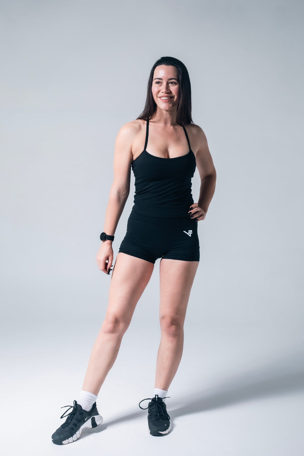 Barre Collection Black Shorts