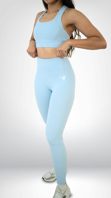 Baby Blue Core Seamless Leggings