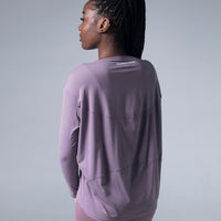 Long Sleeve Modest Tee Purple