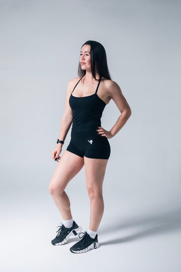 Barre Collection Black Shorts