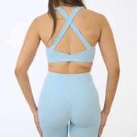 Baby Blue Core Seamless Leggings