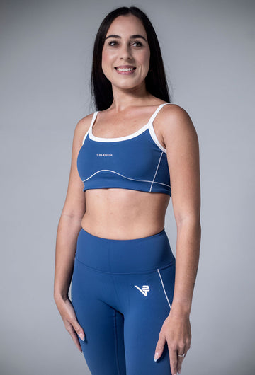 Blue Spring Sports bra