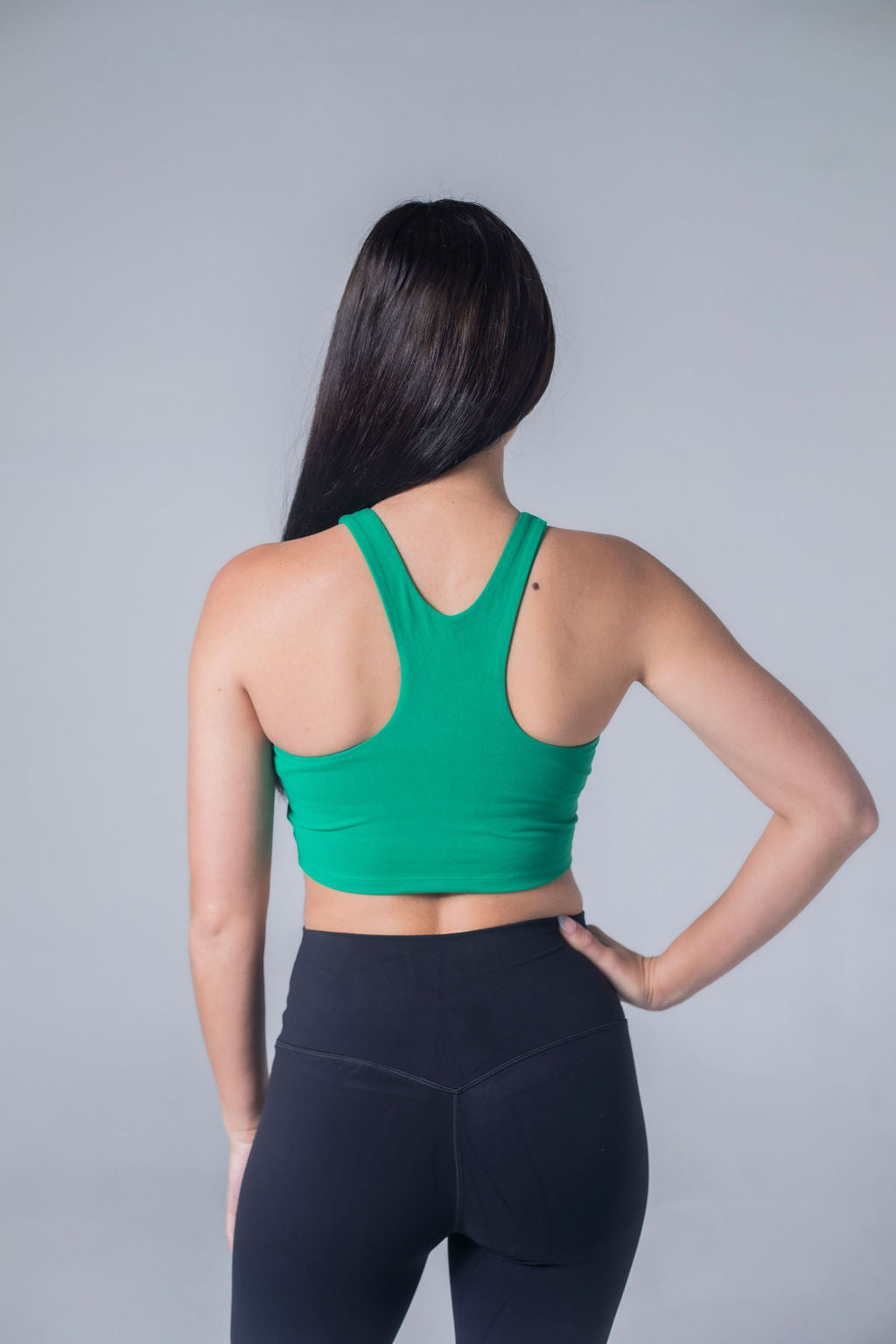 Caribbean Green Unity Tank sports bra