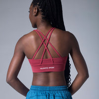 Ruby Red Jewel Sports Bra