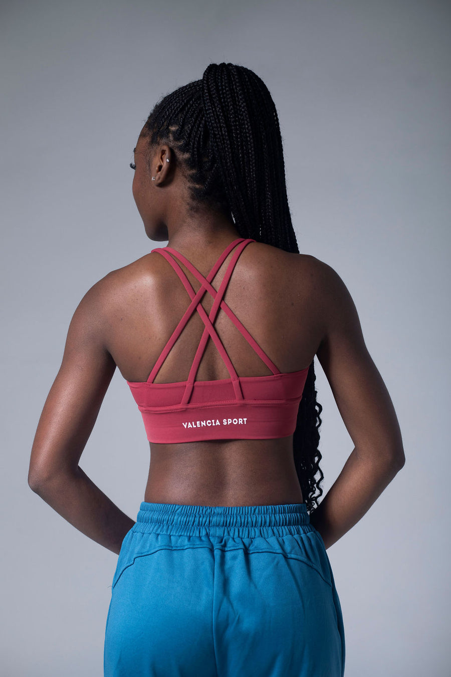 Ruby Red Jewel Sports Bra