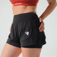 Black Running shorts