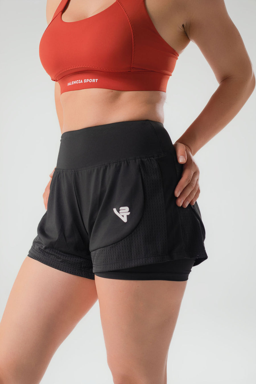 Black Running shorts