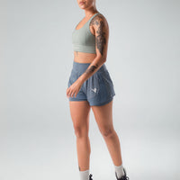 Blue Running shorts