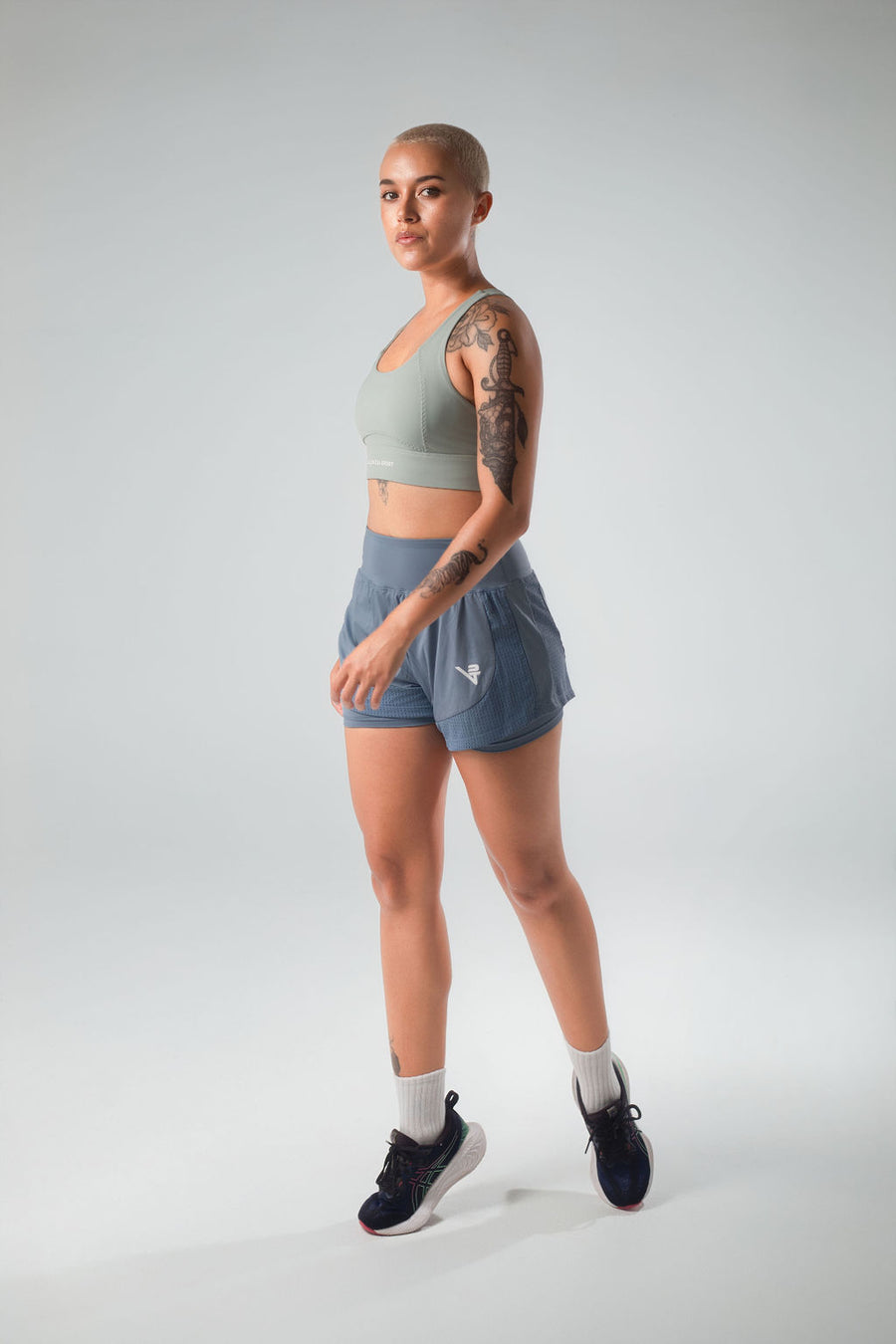 Blue Running shorts