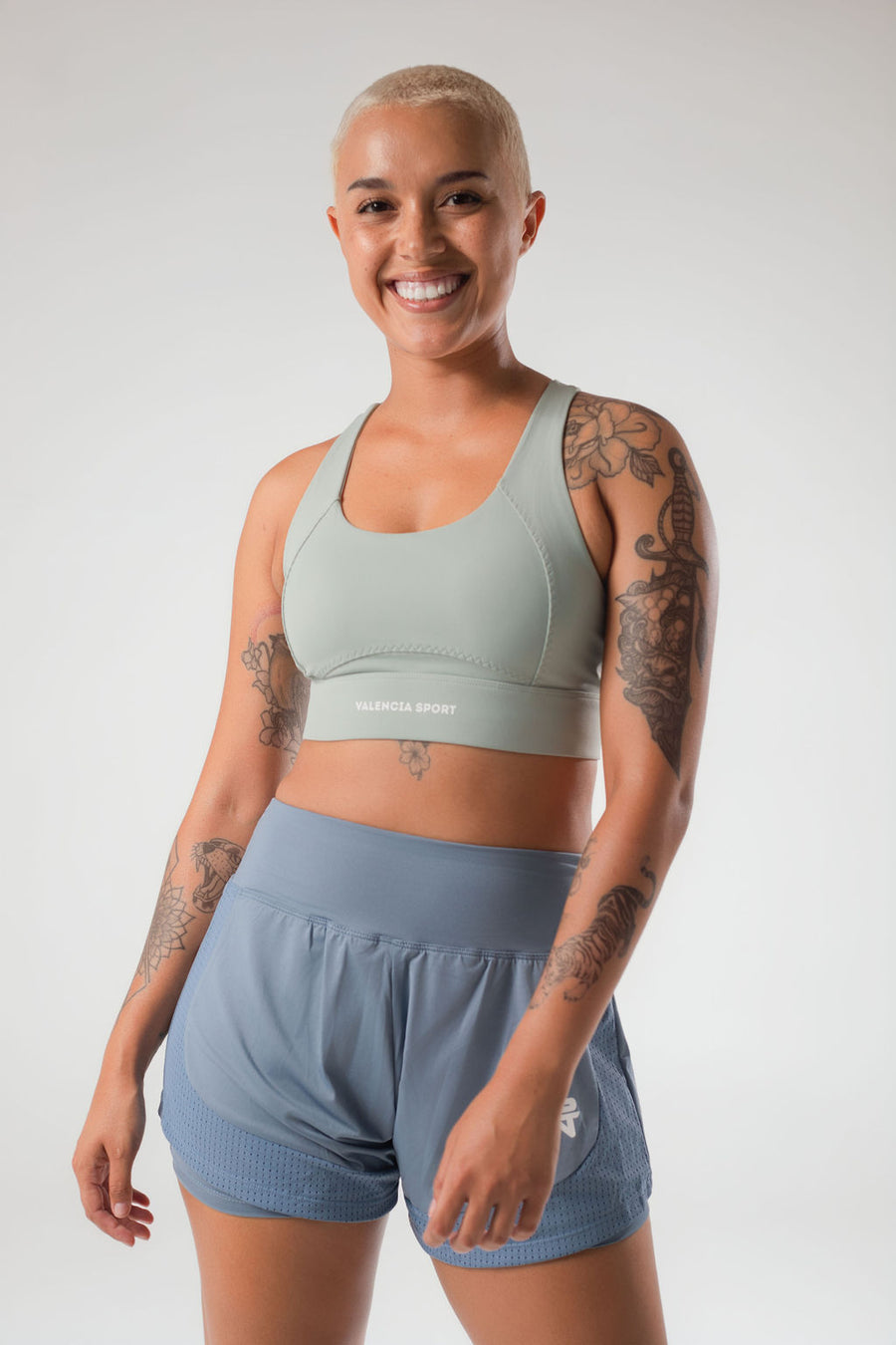 Blue Running shorts