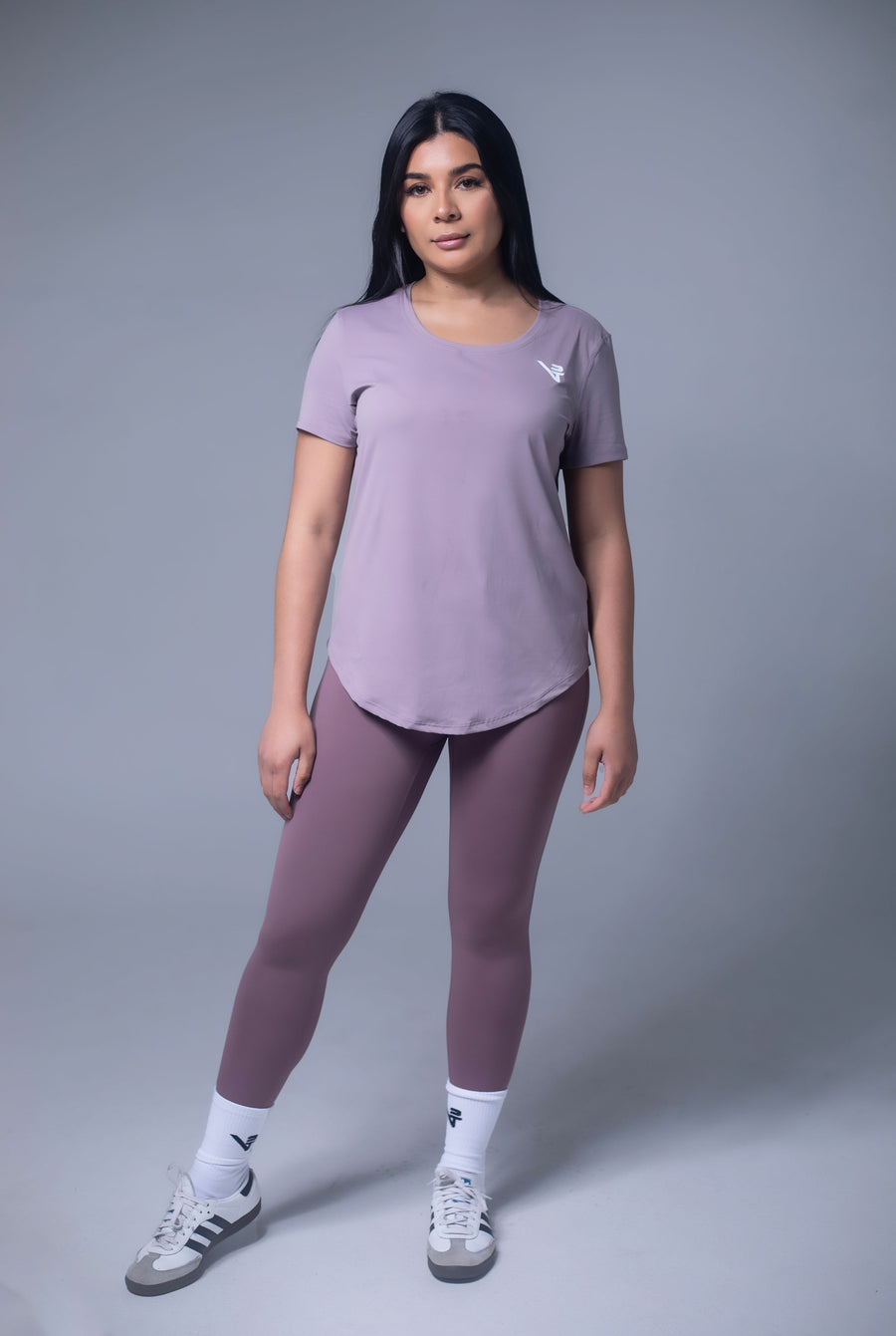 Short Sleeve Lilac Tee