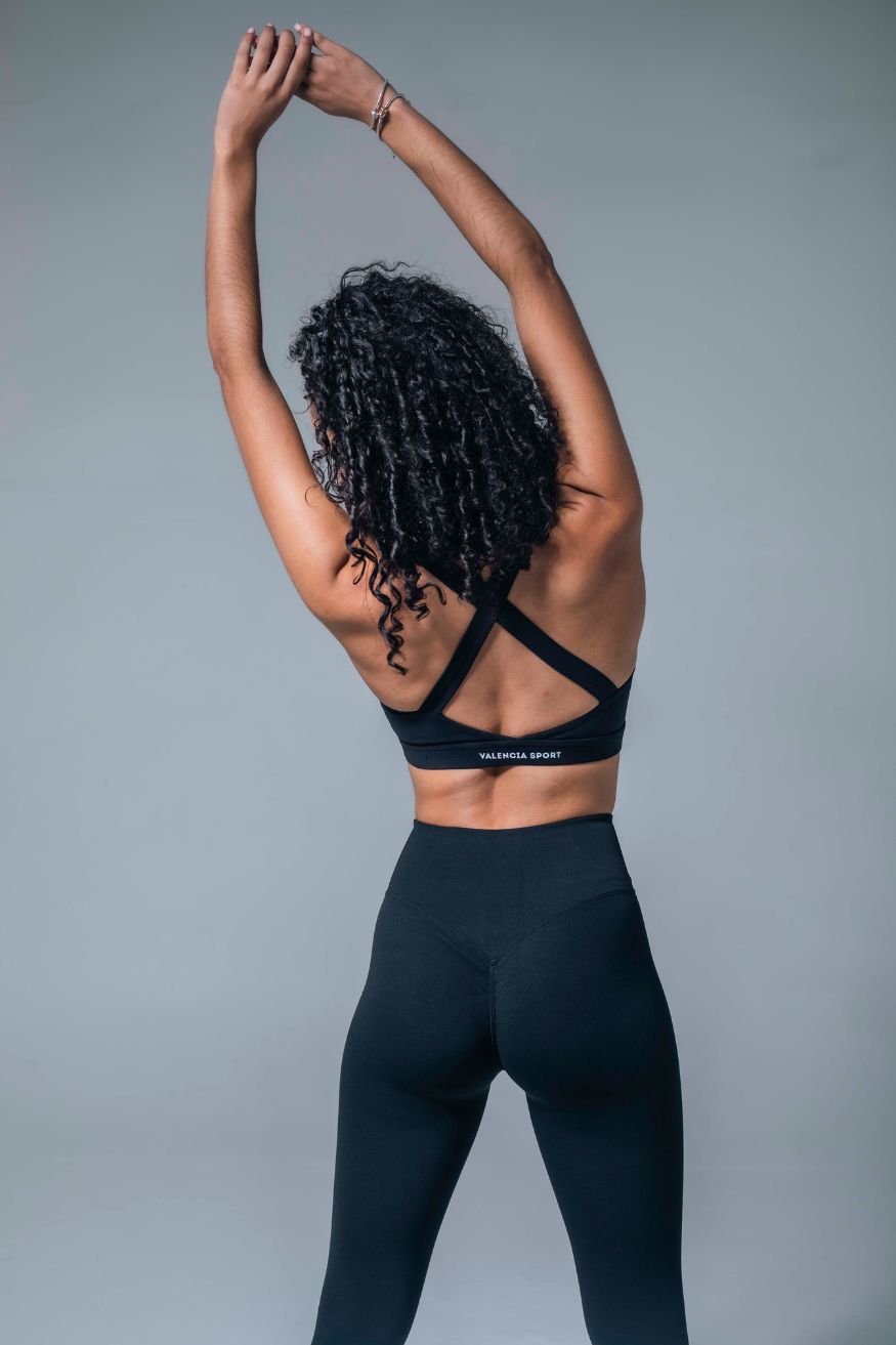 Black Core High impact Sports Bra