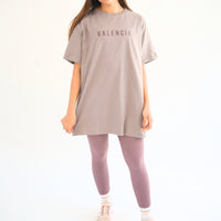 Mauve Over Sized Tee