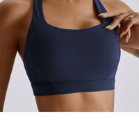 Navy Core High impact Sports Bra