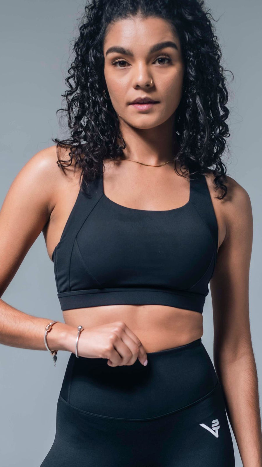 Black Core High impact Sports Bra