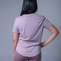 Short Sleeve Lilac Tee