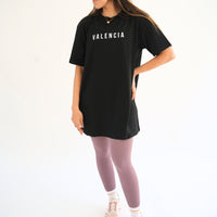 Black Over Sized Tee