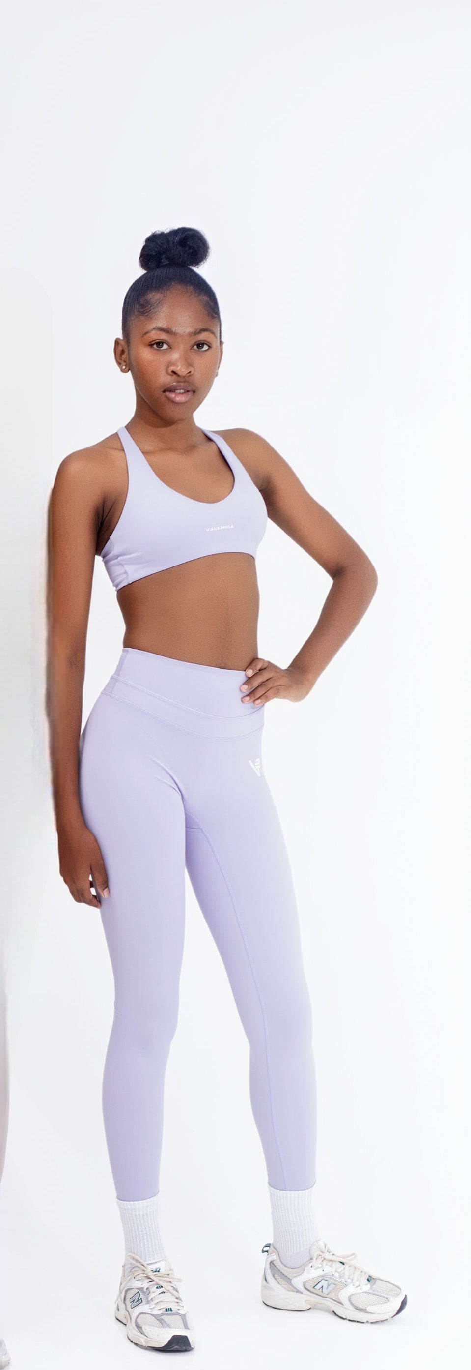 Lavender Infinity Line Sports Bra