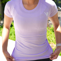 Premium Compression T Shirt Lilac
